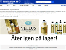 Tablet Screenshot of eurogroom.se